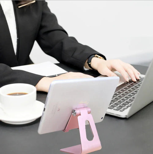 Custom Logo Aluminum Alloy Mobile Phone Holder Tablet Holder | Premium Corporate Gifts and Custom Gifts
