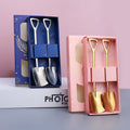 Custom Logo 2-Piece Shovel-Style Spoon Set | Premium Corporate Gifts and Custom Gifts