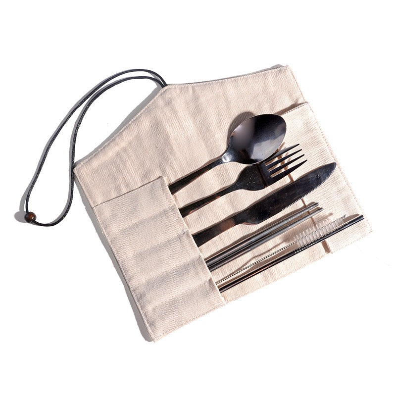 Custom Logo 6-Piece 304 Stainless Steel Cutlery Set | Premium Corporate Gifts and Custom Gifts