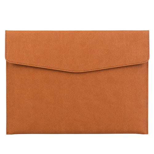 Custom Logo  Thickened leather pebbled pattern folder file bag | Premium Corporate Gifts and Custom Gifts