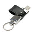 Custom Logo Textured leather rotating flash drive | Premium Corporate Gifts and Custom Gifts