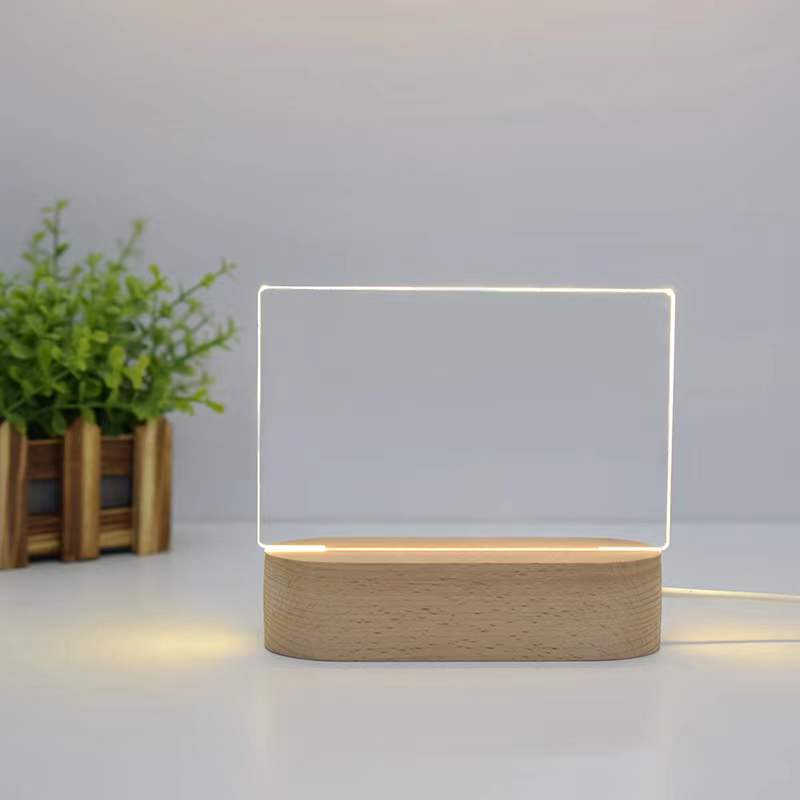 Custom Logo Acrylic Night Light Message Board | Premium Corporate Gifts and Custom Gifts