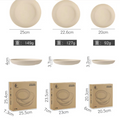 Custom Logo Eco-friendly Wheat Disc (4 packs) | Premium Corporate Gifts and Custom Gifts