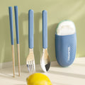 Custom Logo Compact Stainless Steel Cutlery Set | Premium Corporate Gifts and Custom Gifts