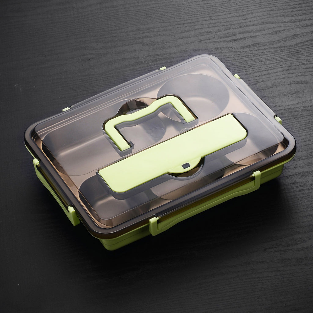 Custom Logo Stainless Steel Multi-Compartment Bento Box | Premium Corporate Gifts and Custom Gifts